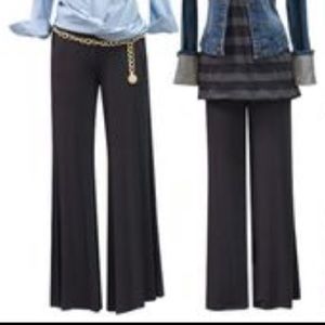 CAbi Black Palazzo Style Pants Size Medium #887